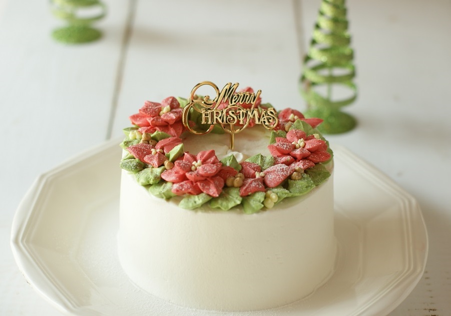 17 クリスマスケーキのサンプルができました Cake Design Hane