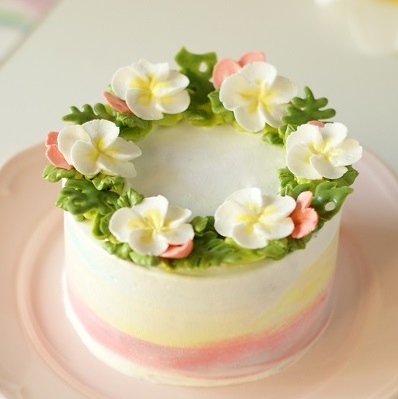 プルメリアのケーキ Cake Design Hane